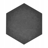 Samolepící filcové panely na zeď HEXAGON - 7 ks - šedé