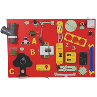 Interaktivní dětská tabule - 75x50 cm - červená - typ 3