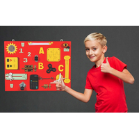 Interaktivní dětská tabule - 50x37,5 cm - červená - typ 3