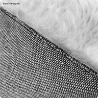 Kusový koberec OSLO TX pikovaný - světle šedý - imitace králičí kožešiny
