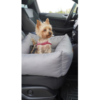 Cestovní pelíšek pro psy do auta JULIAN - šedý