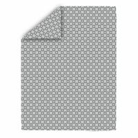 Deka SCANDI 150x200 cm - vánoční vzory - šedá/bílá