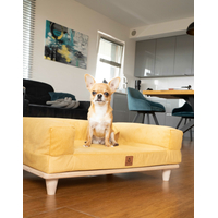 Pohovka pro psy SONIA - hořčicová