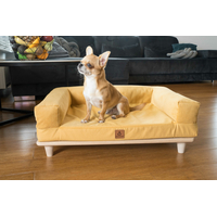 Pohovka pro psy SONIA - hořčicová