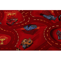Dětský koberec CARS červený 200x250 cm