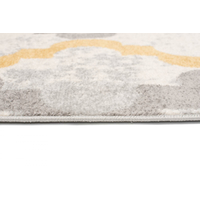 Kusový koberec AZUR maroko - šedý/bílý/žlutý 300x400 cm