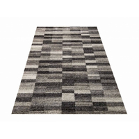 Kusový koberec PANNE pásky - odstíny šedé 200x290 cm