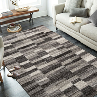 Kusový koberec PANNE pásky - odstíny šedé 200x290 cm