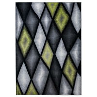 Moderní kusový koberec MATRA šedo-zelený J373C 140x190 cm