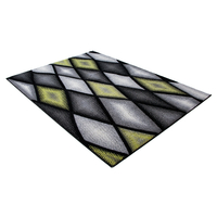 Moderní kusový koberec MATRA šedo-zelený J373C 140x190 cm