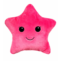 Plyšový polštář TINY STAR Hvězdička - růžový
