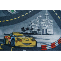 Dětský koberec CARS ŠEDÝ 110x150 cm