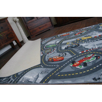 Dětský koberec CARS ŠEDÝ 110x150 cm
