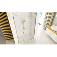 Sprchové dveře REA HUGO 110 cm - broušené zlaté