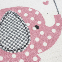 Dětský kusový koberec Kids 570 pink circle