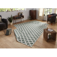 Kusový oboustranný koberec Twin 103125 green creme