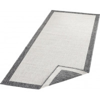 Kusový oboustranný koberec Twin 103108 creme grey