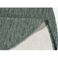 Kusový oboustranný koberec Twin 103095 green creme circle