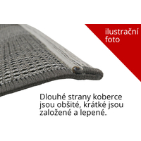 Kusový koberec Plus 8010 black