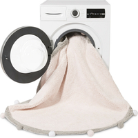 Ručně tkaný kusový koberec Bubbly Soft Pink