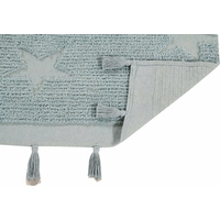 Ručně tkaný kusový koberec Hippy Stars Aqua Blue