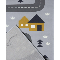 Dětský koberec Adventures 104535 Grey/mustard