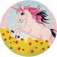 Dětský kusový koberec Juno 478 Unicorn circle