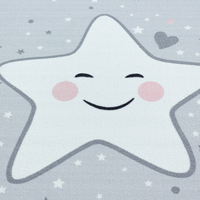 Dětský kusový koberec Play 2901 grey