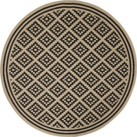 Kusový koberec Florence Alfresco Moretti Black/Beige circle