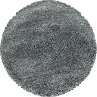 Kusový koberec Fluffy Shaggy 3500 light grey circle