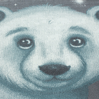 Dětský kusový koberec Bambi 810 blue circle