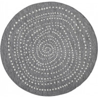 Kusový oboustranný koberec Twin 103112 grey creme
