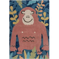 Kusový koberec Zest Kids Jungle Monkey Brown/Multi