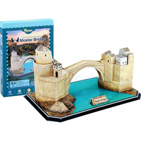 EDUCATOR 3D puzzle Obloukový most v Mostaru, Bosna a Hercegovina 64 dílků