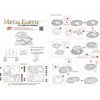 METAL EARTH 3D puzzle Star Trek: U.S.S. Enterprise NCC-1701-D