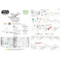 METAL EARTH 3D puzzle Star Wars: Resistance Ski Speeder