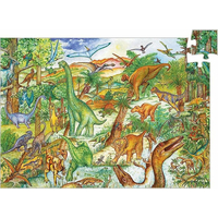 DJECO Puzzle Dinosauři 100 dílků