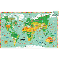 DJECO Puzzle Observation: Kolem světa 200 dílků