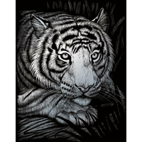 ROYAL & LANGNICKEL Sada 6 stříbrných škrabacích obrázků: Africká zvířata