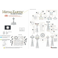 METAL EARTH 3D puzzle Space Needle v Seattlu