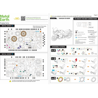METAL EARTH 3D puzzle Kawasaki Ninja GPz900R (ICONX)