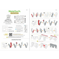 METAL EARTH 3D puzzle Strážci Galaxie: Gamora