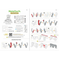 METAL EARTH 3D puzzle Strážci Galaxie: Gamora