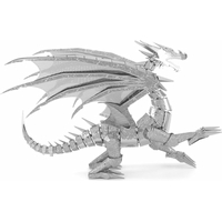 METAL EARTH 3D puzzle Stříbrný drak (ICONX)