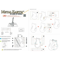 METAL EARTH 3D puzzle Basová kytara