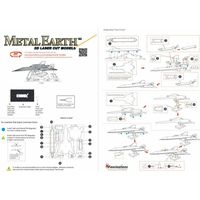 METAL EARTH 3D puzzle Lockheed SR-71 Blackbird