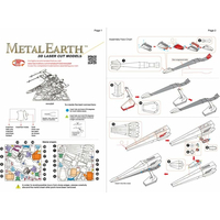 METAL EARTH 3D puzzle Star Wars: Poe Dameron's X-Wing Fighter