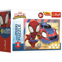 TREFL Displej Puzzle Spidey a jeho úžasní přátelé 20 dílků (24 ks)