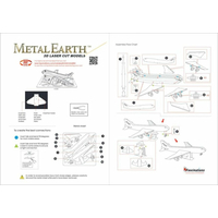 METAL EARTH 3D puzzle Dopravní letadlo Boeing 747