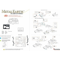 METAL EARTH 3D puzzle Žlutý taxík